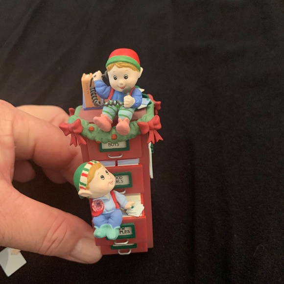 Enesco “Checking It Twice” Office Elves Series 1991 Christmas Ornament 583936 - Picture 9 of 9